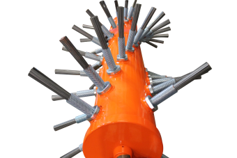 Wildkraut-Kehrwalze mit Stahlbesatz für FKM 13060