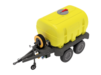 Kommunal Wasserfass-Anhänger "Aqua-Runner" // VERWENDE Art. S1500 !!