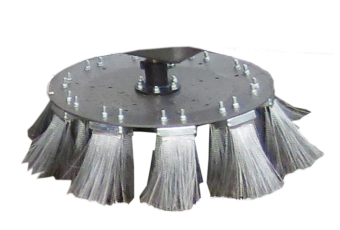 Bürstenteller für WEEDO II mit Büscheln