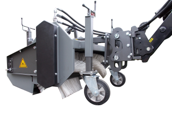 Frontkehrmaschine 125 cm Arbeitsbreite für Lader