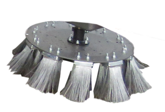 Bürstenteller 80 cm Büschelbesatz
