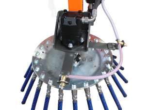 Sprüheinrichtung für Wildkrautbürste UB