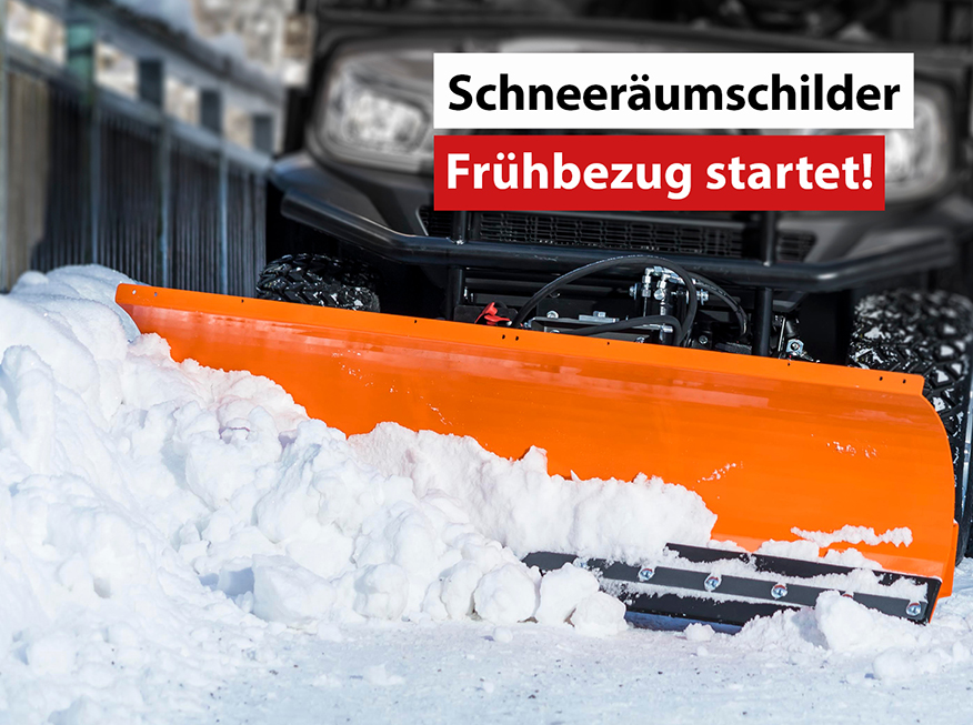 Der Frühbezug für Winterdienstgeräte startet