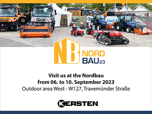 Kersten Arealmaschinen at Nordbau 2023