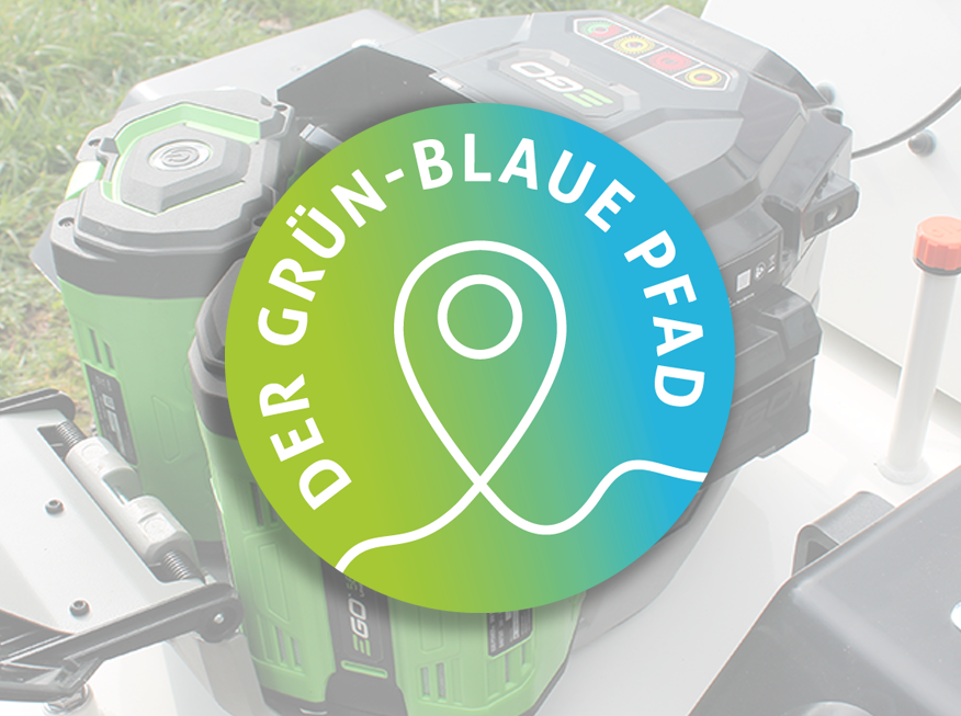 Teilnehmer auf dem GRÜN-BLAUEN PFAD